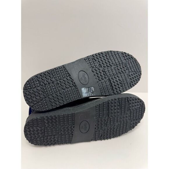 Floopi Mid Calf Winter Boots Size 10 Black Suede Fur Lined Pull On Style NEW - Picture 9 of 9